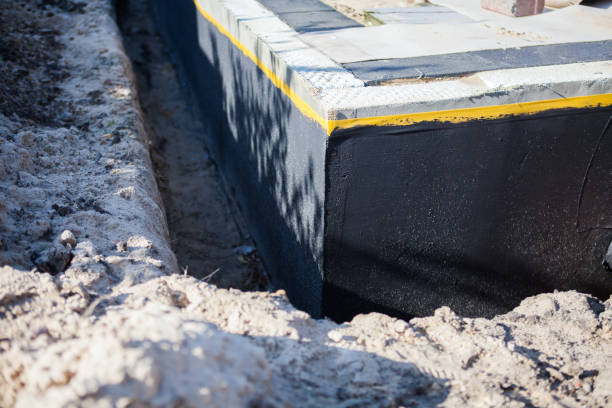 Residential Emergency Waterproofing installation at a Utica, IN home by SJ Waterproofing Pros