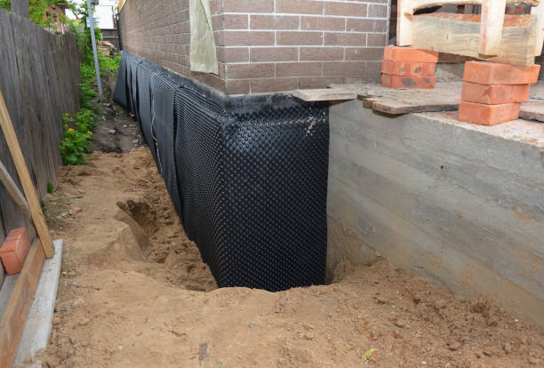 Expert waterproofing evaluation at a Utica, IN property